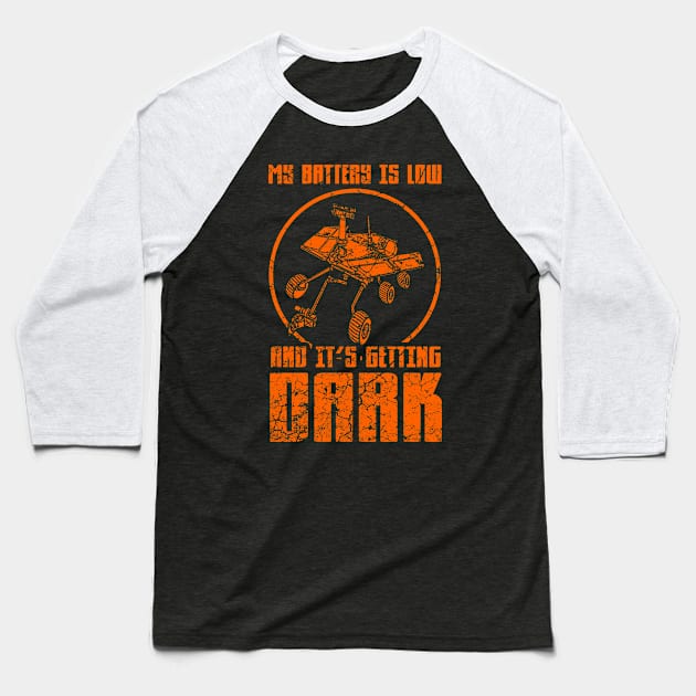 Mars Rover Baseball T-Shirt by Mila46